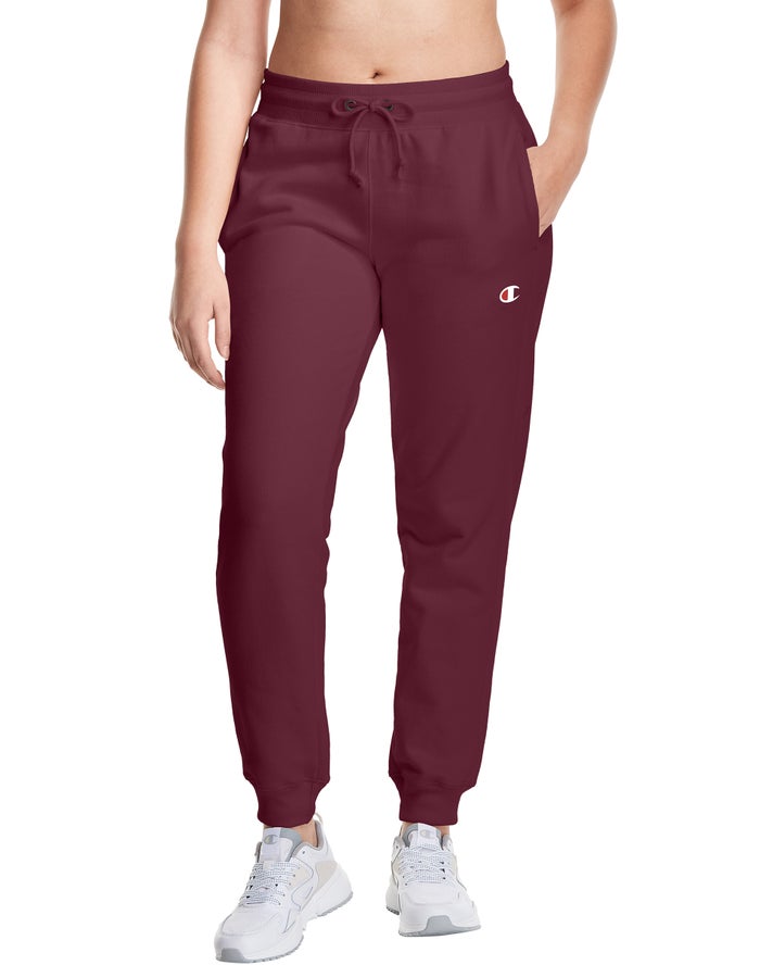 Champion Reverse Weave Joggingbroek Dames - DonkerRood - Belgie 1785EGPLV